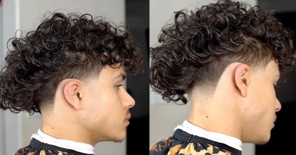 Blowout Low Taper Fade for Curly Hair