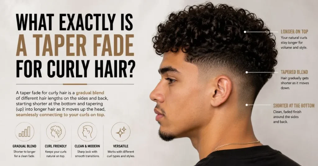 Taper Fade for Curly Hair